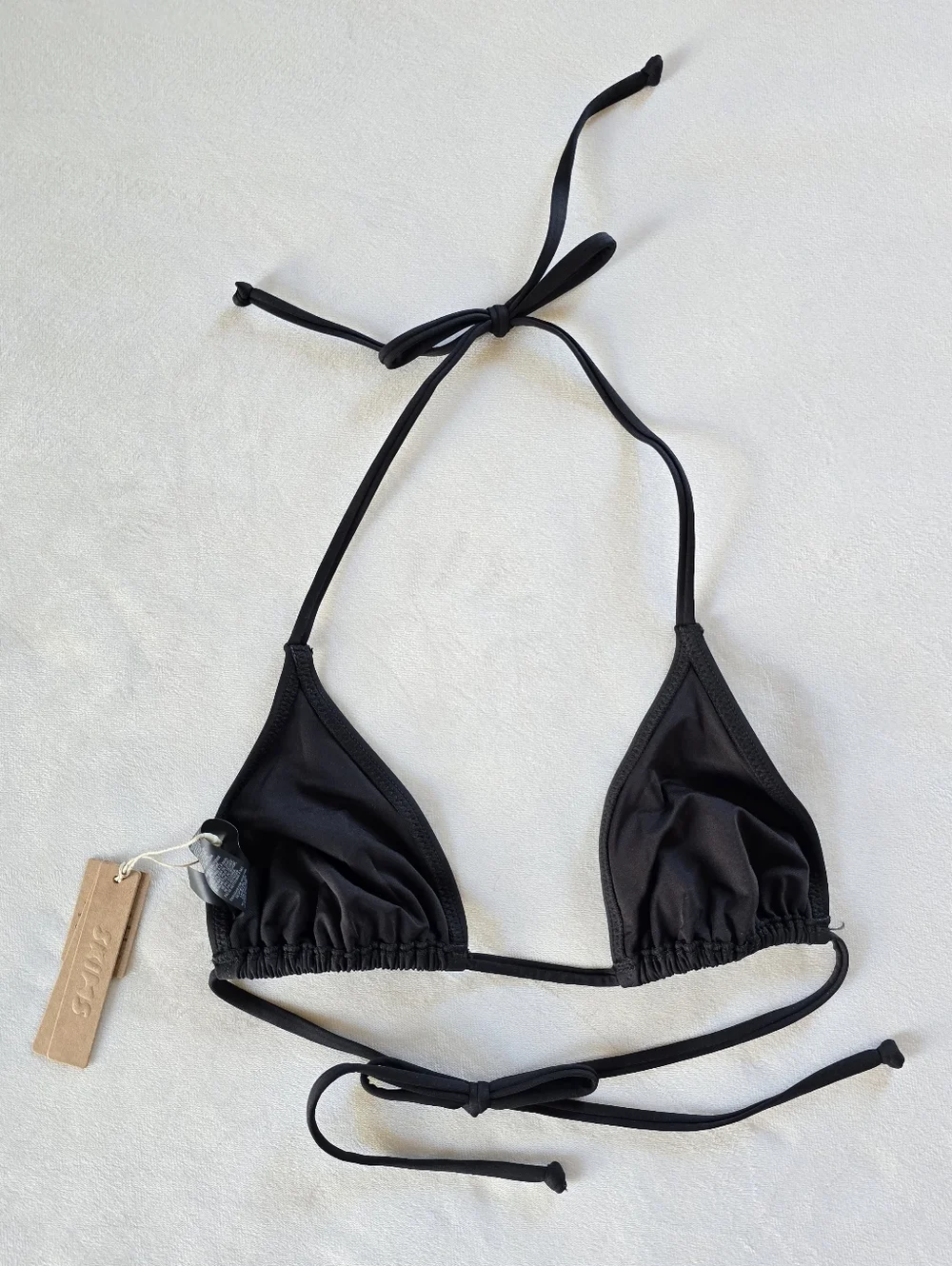 SKIMS▪️Recycled Swim Triangle Bikini Top in Onyx